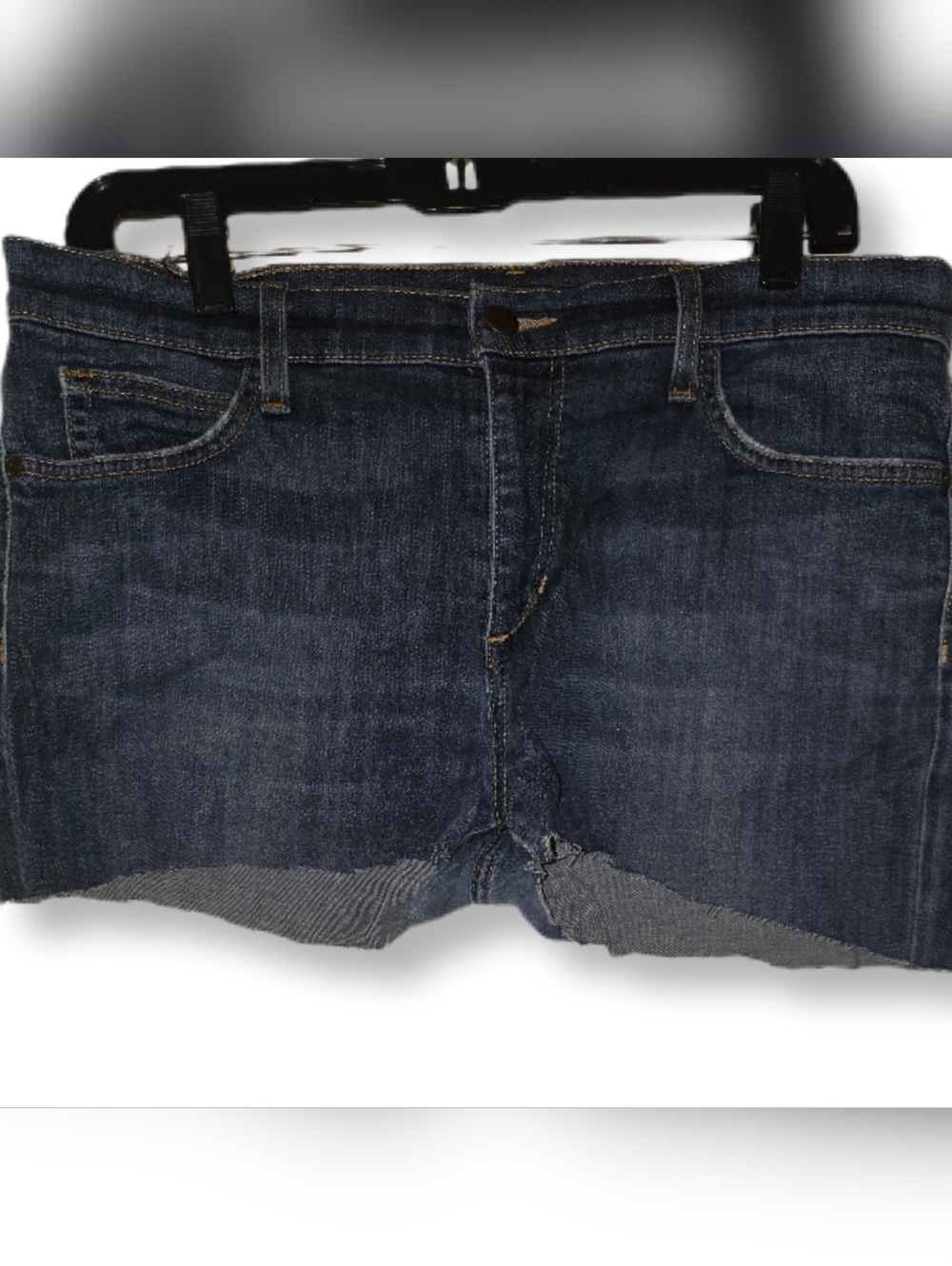 Joe's Jeans Size 30" Waist Dark Blue 1 1/2" Cutoff Denim Shorts